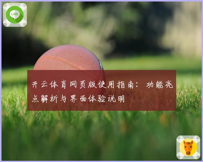 开云体育网页版使用指南：功能亮点解析与界面体验说明